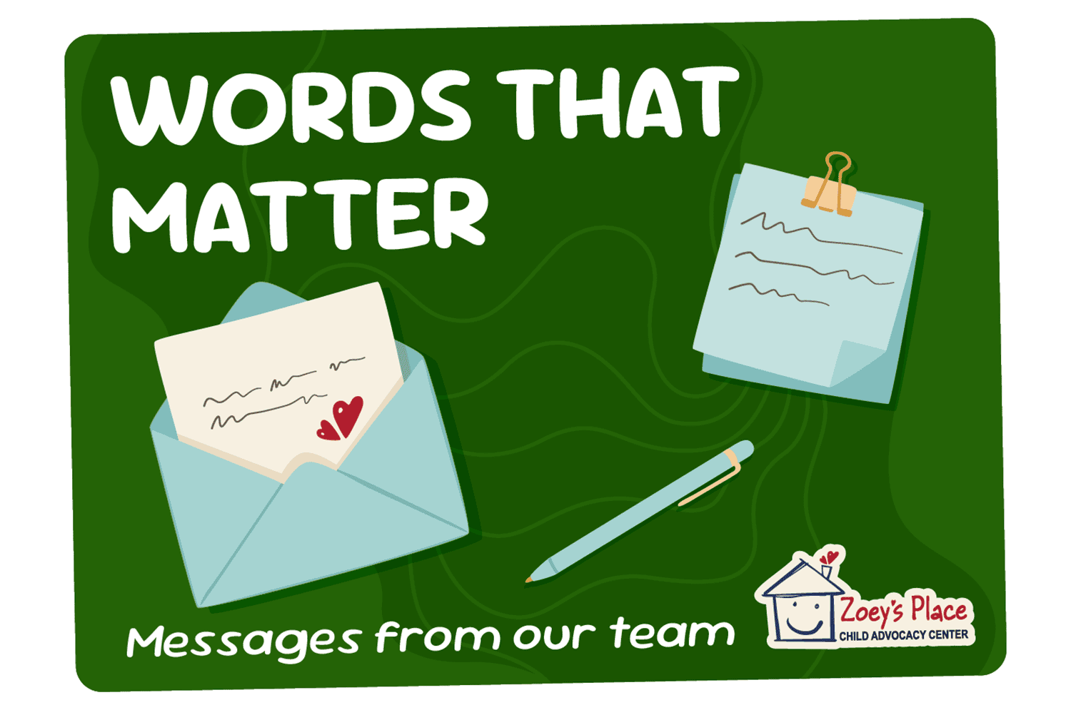 What I Wish I Said — open letters from staff to kids and families